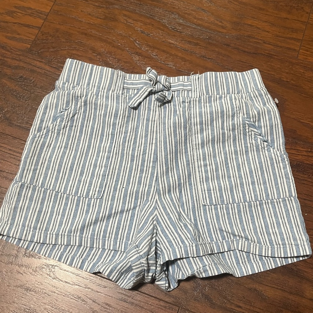 Striped Blue Kids Shorts